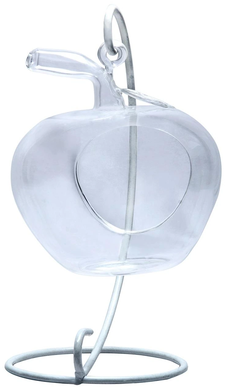Glass Apple Hanging with Stand